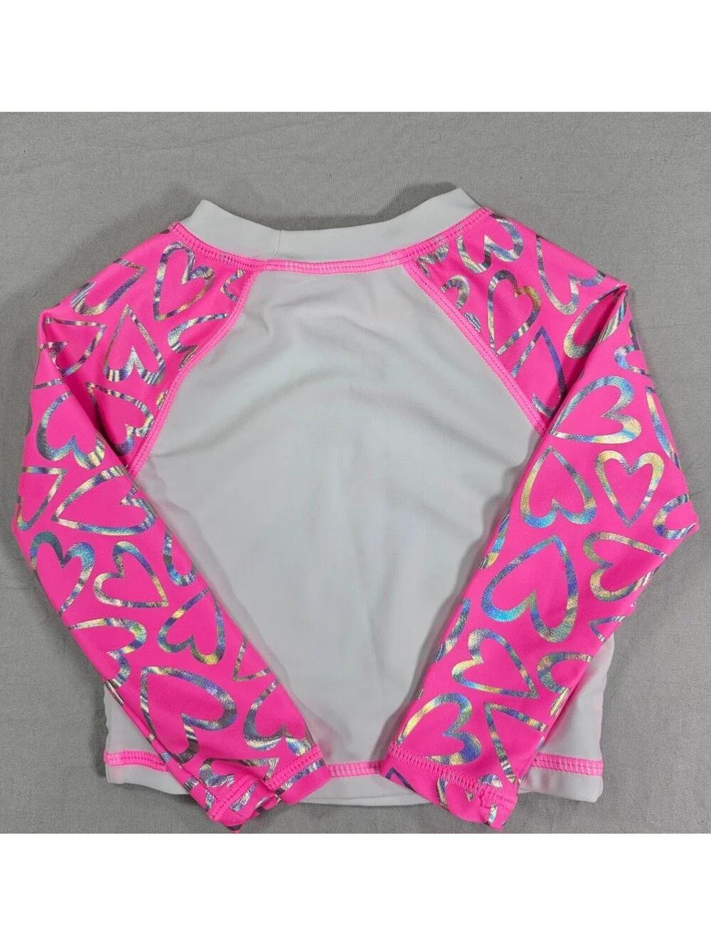 Banana Boat Baby Rash Guard with Heart Design. Size 12M